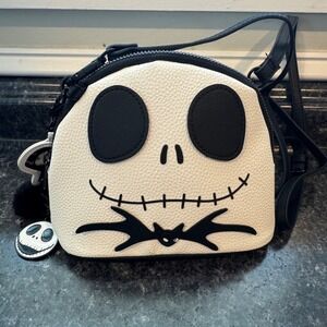 The Nightmare Before Christmas Jack Skellington Crossbody Bag with Keychains